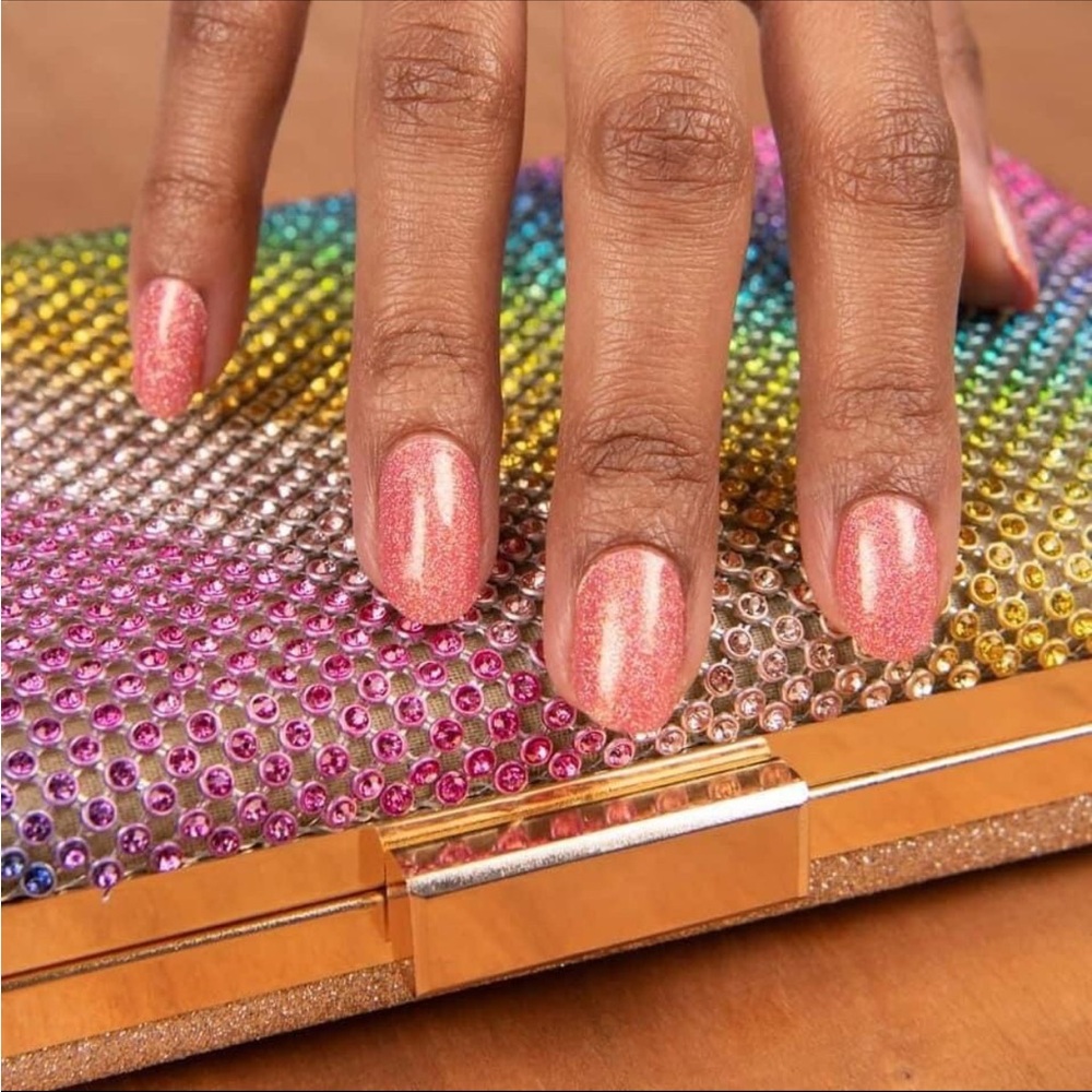 *Retired* Color Street: Cape Coral | Peach Orange Glitter Summer Spring Beach